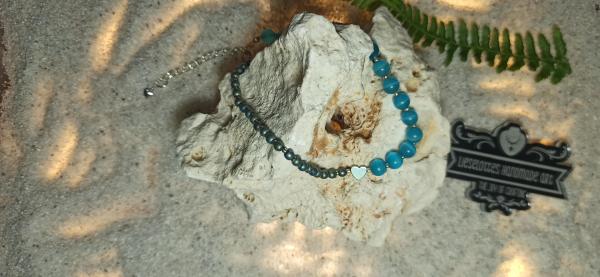 Halskette Blue Cateye Komplettansicht 1